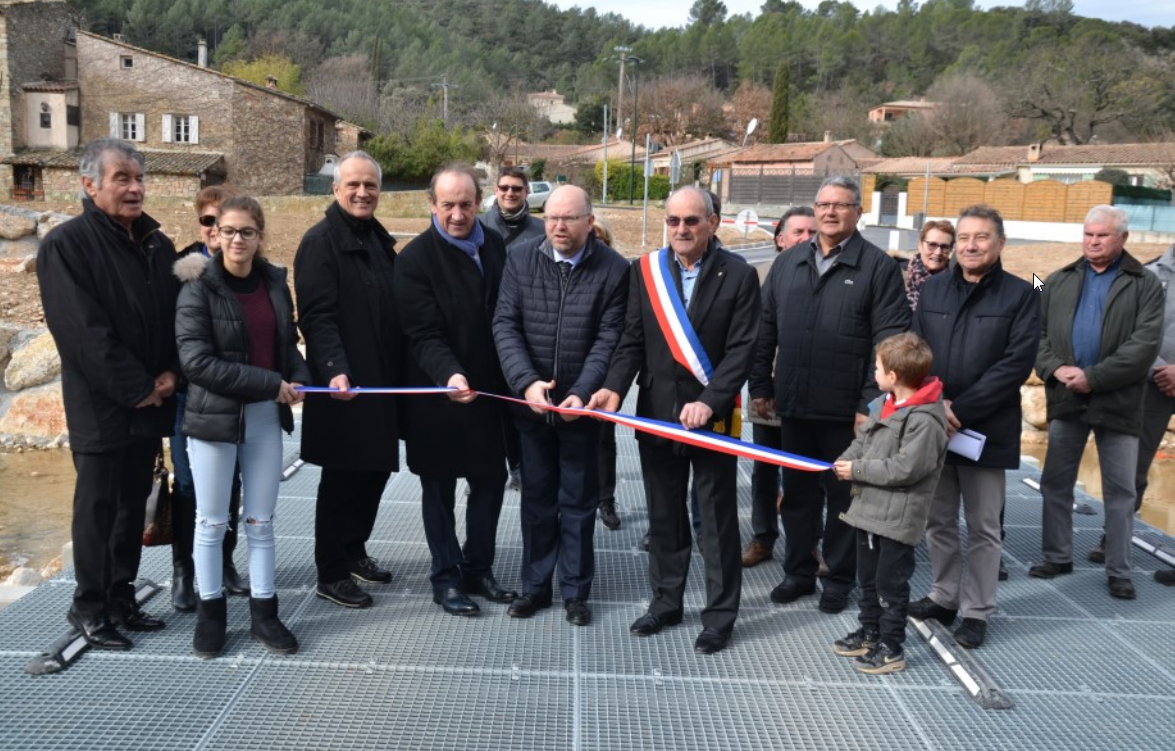 Inauguration du passage à gué du Moulin